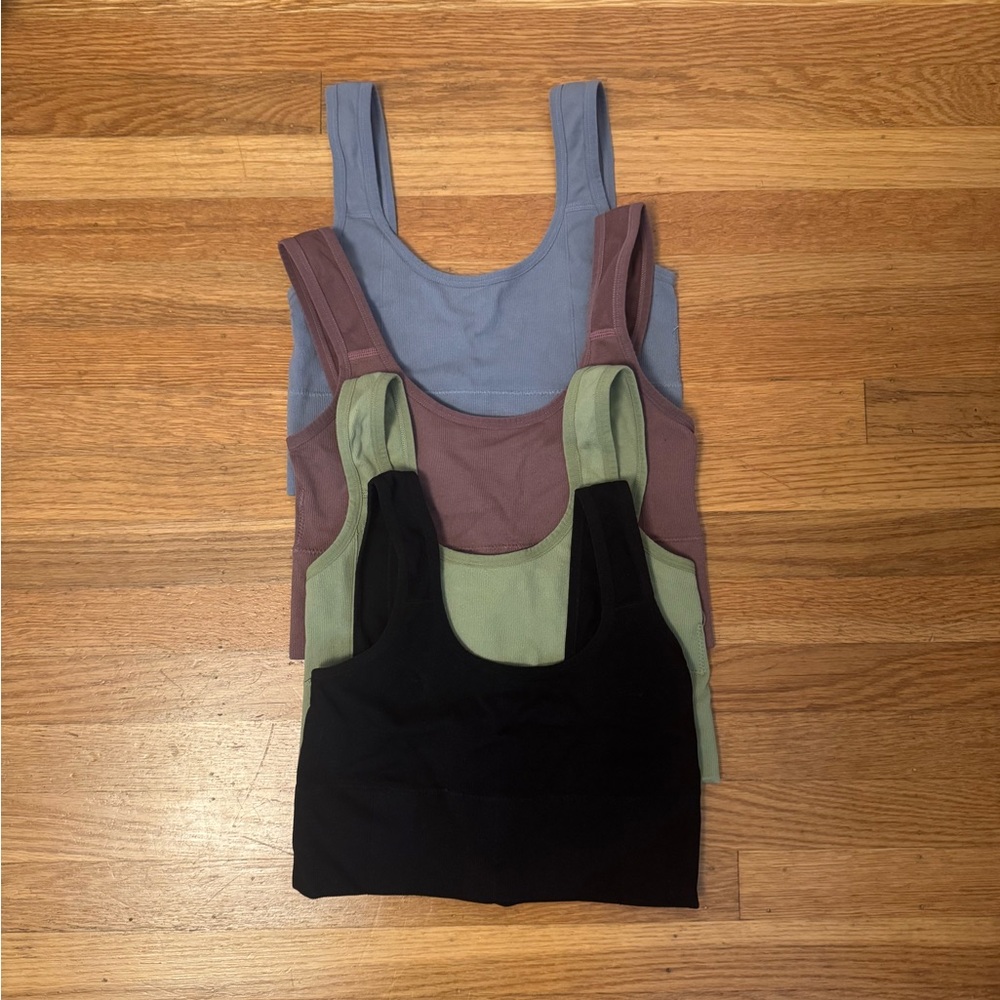 Women's Multi-Color Tank Top Set